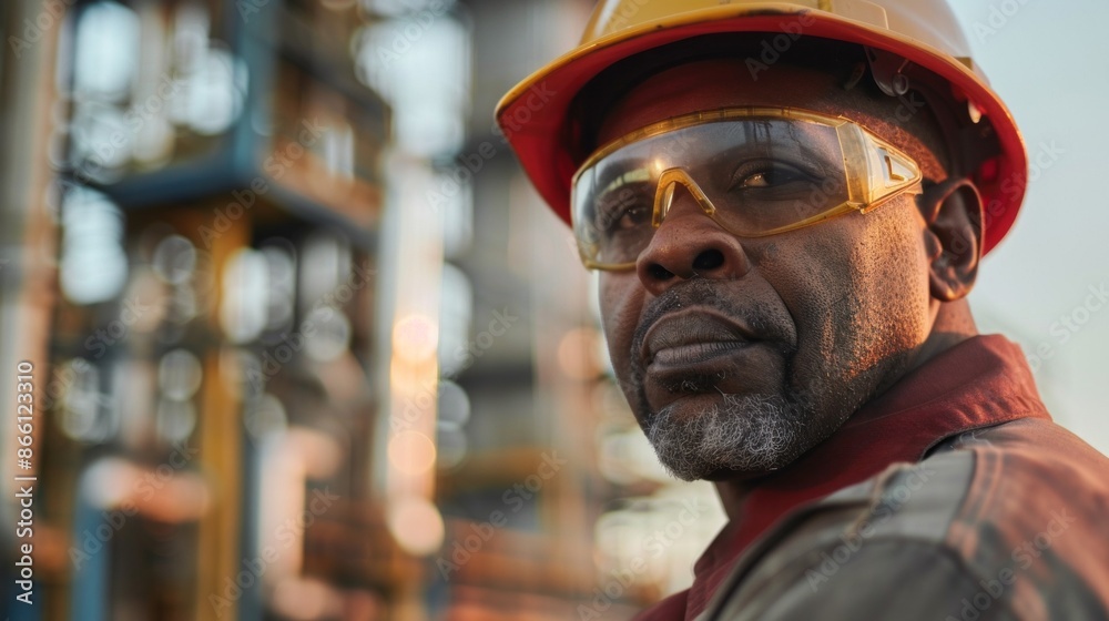Steelworkers Grit: A Close-Up Portrait Steelworkers Grit: A Close-Up Portrait