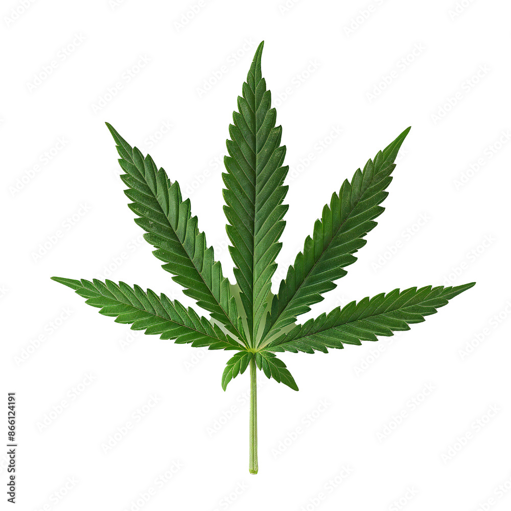 Very detailed studio photo of marijuana leaf on transparent background Generative Ai Very detailed studio photo of marijuana leaf on transparent background Generative Ai