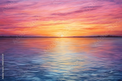 Shallow lake sunset backgrounds outdoors.