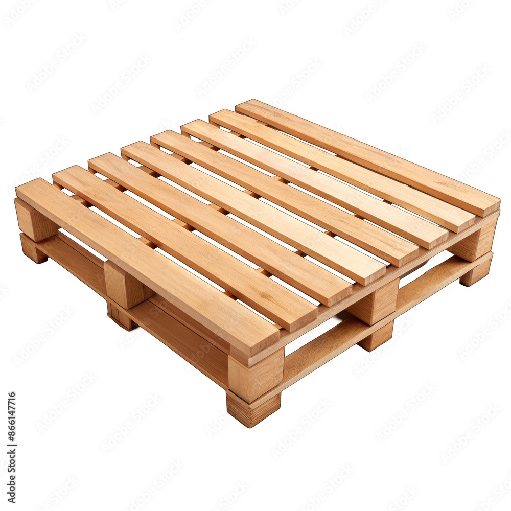 Wooden pallet isolated on transparent background Wooden pallet isolated on transparent background