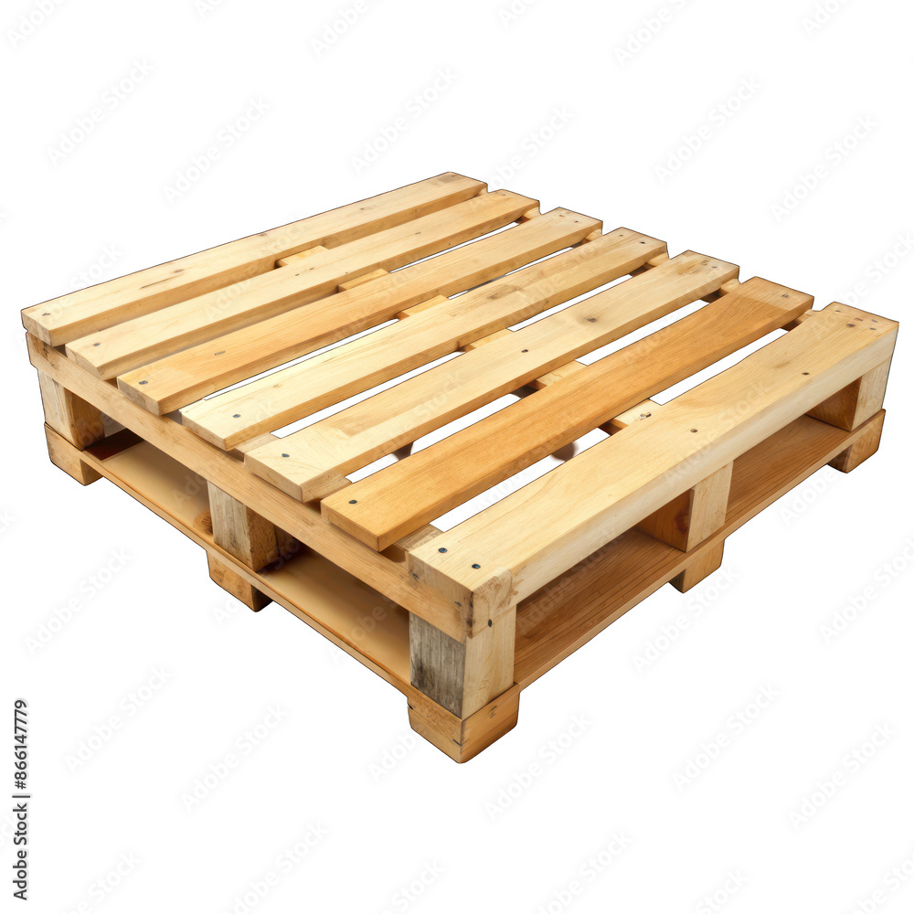 Wooden pallet isolated on transparent background Wooden pallet isolated on transparent background