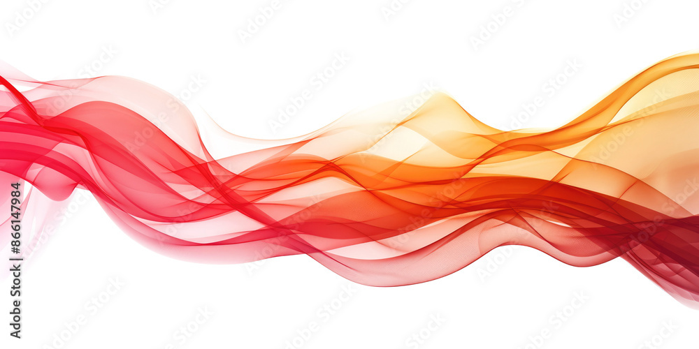 abstract yellow red gradient smooth wave isolated on white or transparent png abstract yellow red gradient smooth wave isolated on white or transparent png
