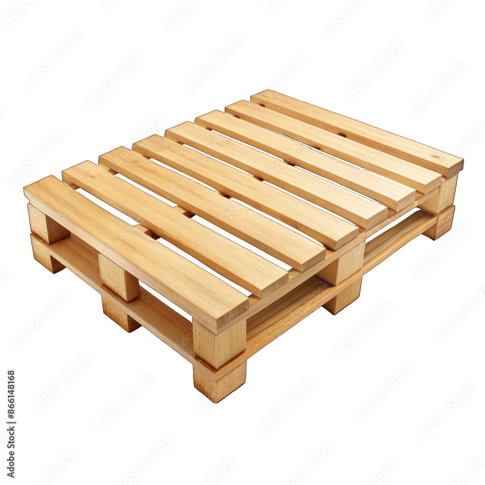 Wooden pallet isolated on transparent background Wooden pallet isolated on transparent background