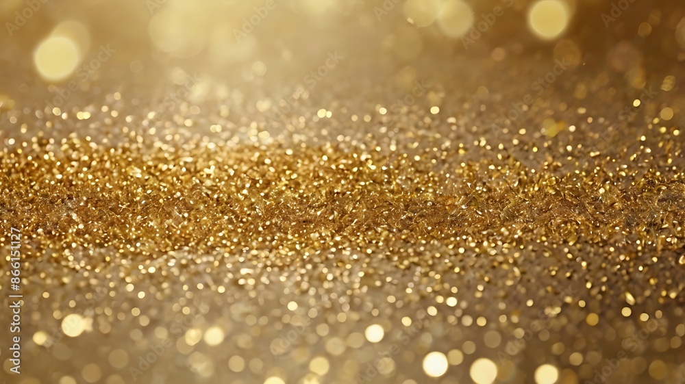 Fototapeta premium Abstract gold glitter sparkle background