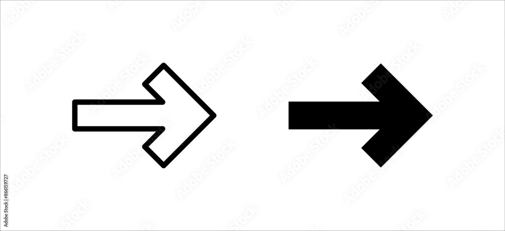 Arrow icon set vector illustration. Arrow sign and symbol for web design. Arrow icon set vector illustration. Arrow sign and symbol for web design.