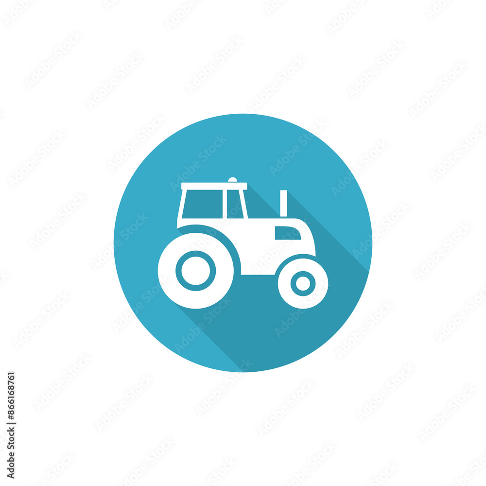 Tractor icon isolated on transparent background Tractor icon isolated on transparent background