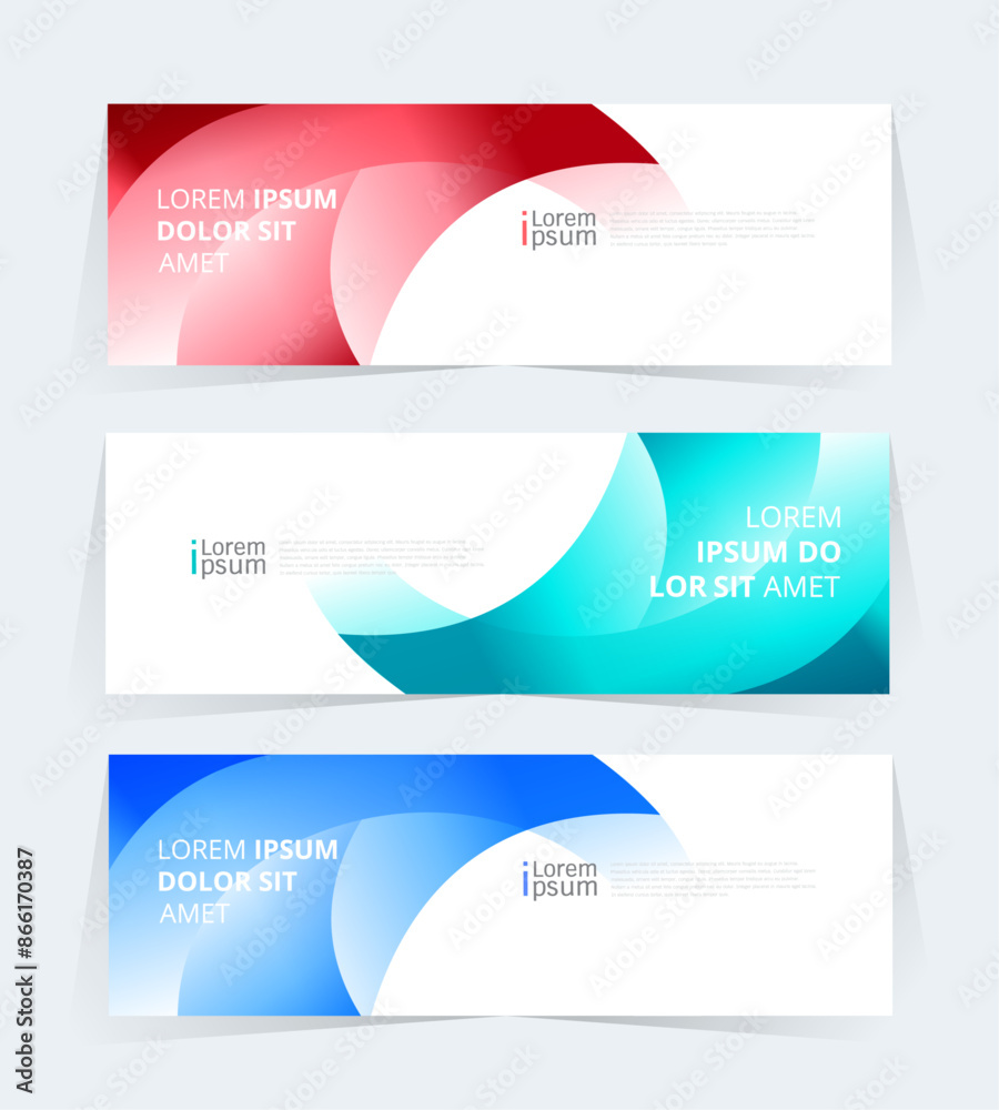 Geometric banner design with Vector presentation template. Geometric banner design with Vector presentation template.
