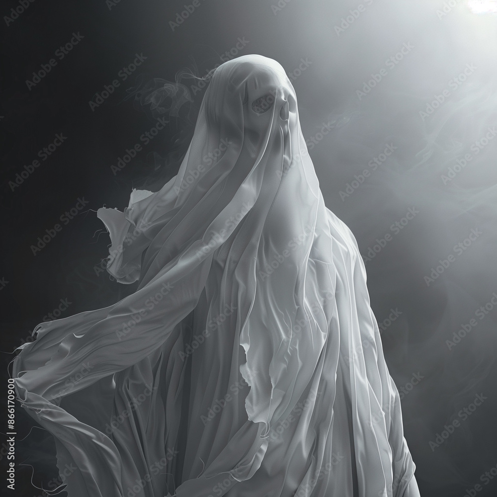 Creepy Ghost Photo in Gothic Realism Creepy Ghost Photo in Gothic Realism