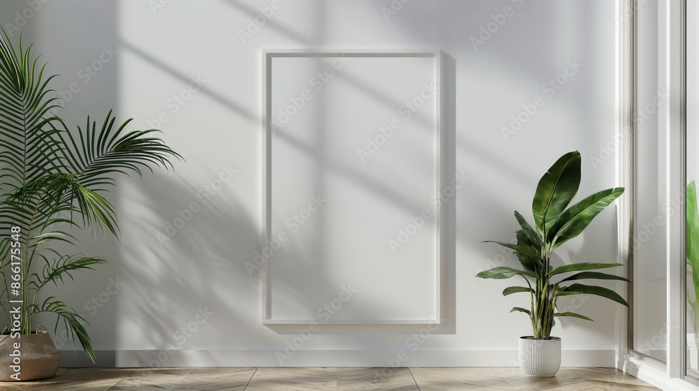 mock up poster frame in modern interior background, living room, Scandinavian style, 3D render, 3D illustration mock up poster frame in modern interior background, living room, Scandinavian style, 3D render, 3D illustration
