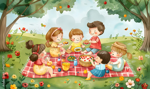 Wallpaper Mural toddler or baby doing activities happily and having fun. Torontodigital.ca