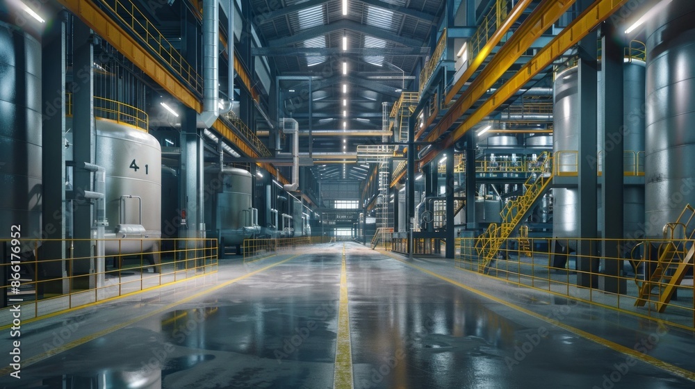 A Glimpse Inside a Modern Chemical Factory A Glimpse Inside a Modern Chemical Factory