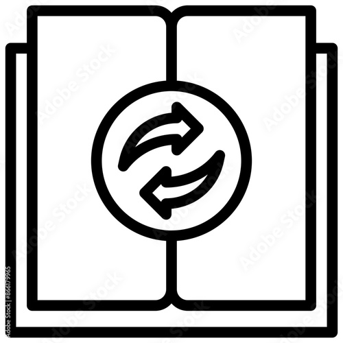 book,phone book,notepad,communications,contact,networking,telephone,refresh data.svg