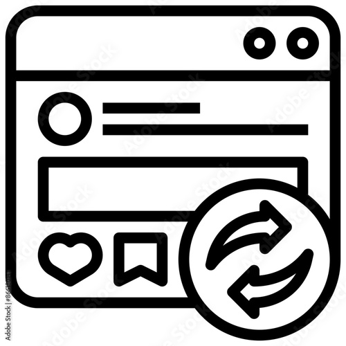 share post,picture taking,post,image,marketing,refresh data.svg