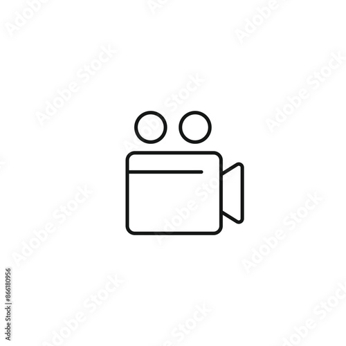 Video icon vector. EPS 10 editable vector