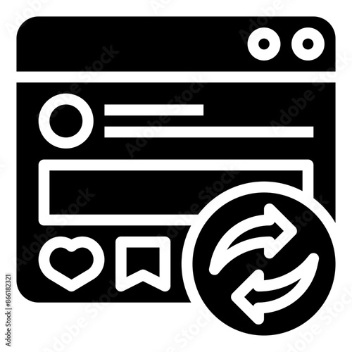 share post,picture taking,post,image,marketing,refresh data.svg