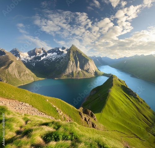 lake in the mountains