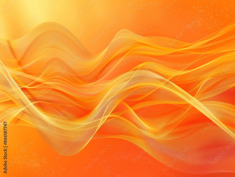 Fototapeta premium Abstract Orange Background, Generative AI Illustration