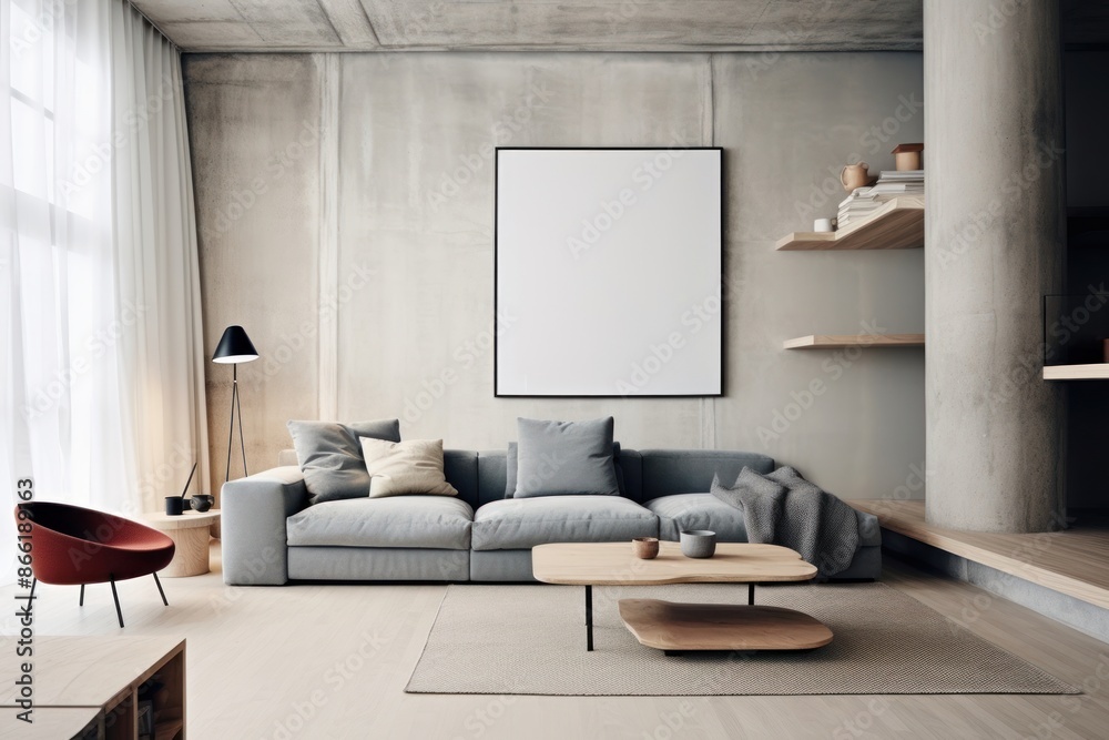 Fototapeta premium Living room interior.