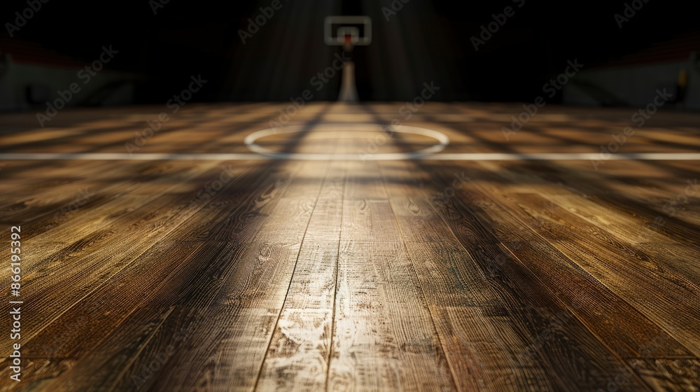 Wooden Floor Basketball Court, High Quality Background Wooden Floor Basketball Court, High Quality Background