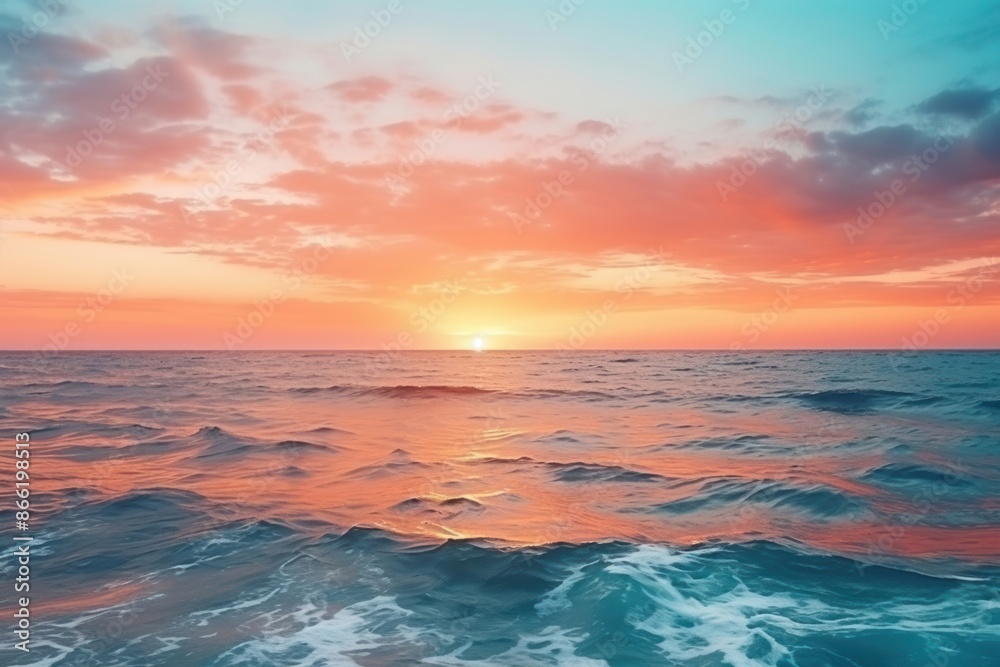 Fototapeta premium Nature ocean sky backgrounds.