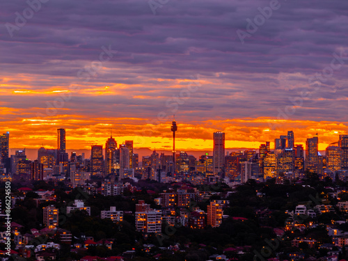 Sydney After Sunset, Twilight lights, Sydney Australia