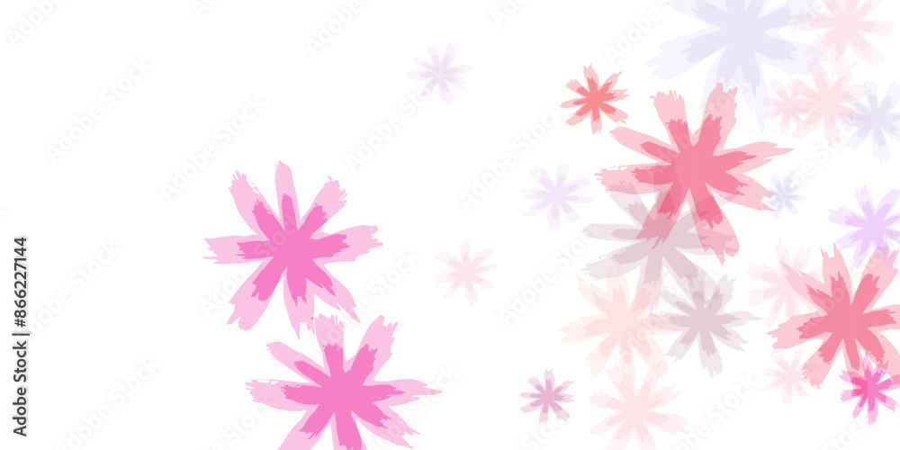 Falling cherry blooming flower parts vector.. Falling cherry blooming flower parts vector..