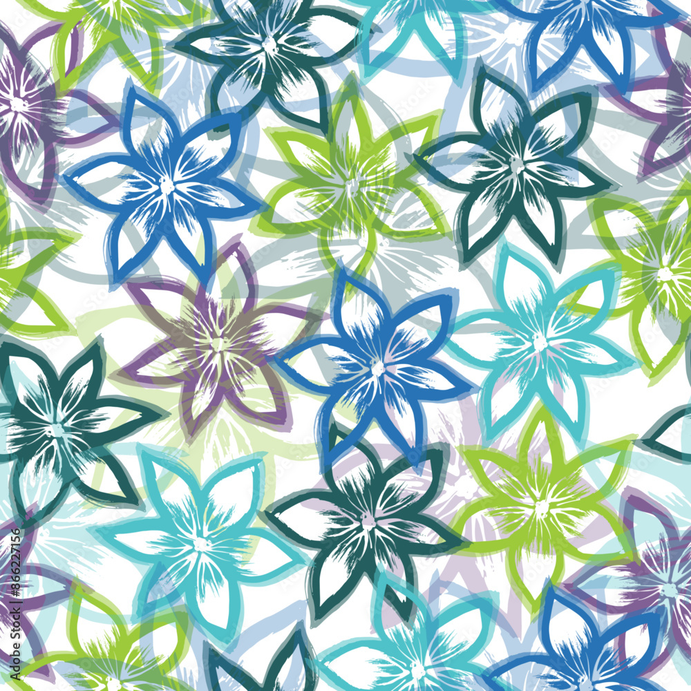 Collage contemporary seamless pattern. Collage contemporary seamless pattern.