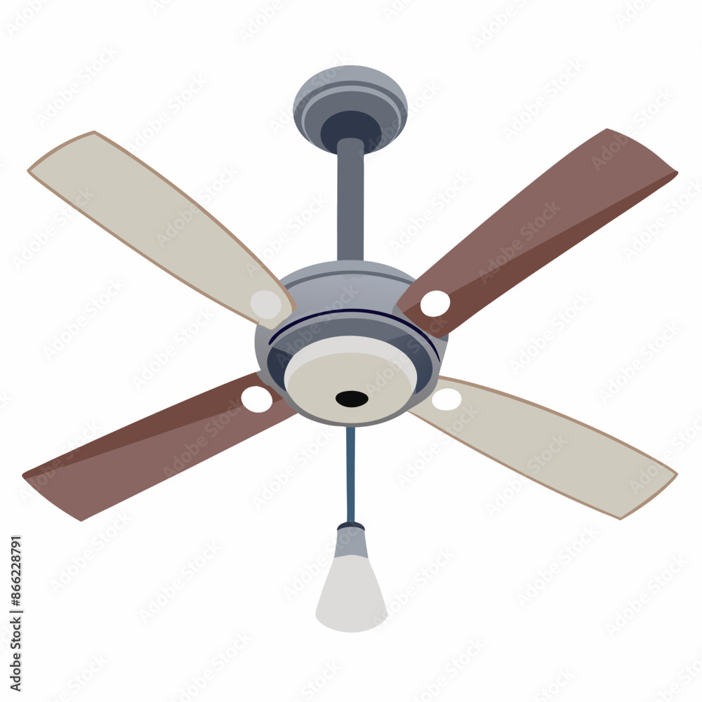 Ceiling fan vector illustration Ceiling fan vector illustration