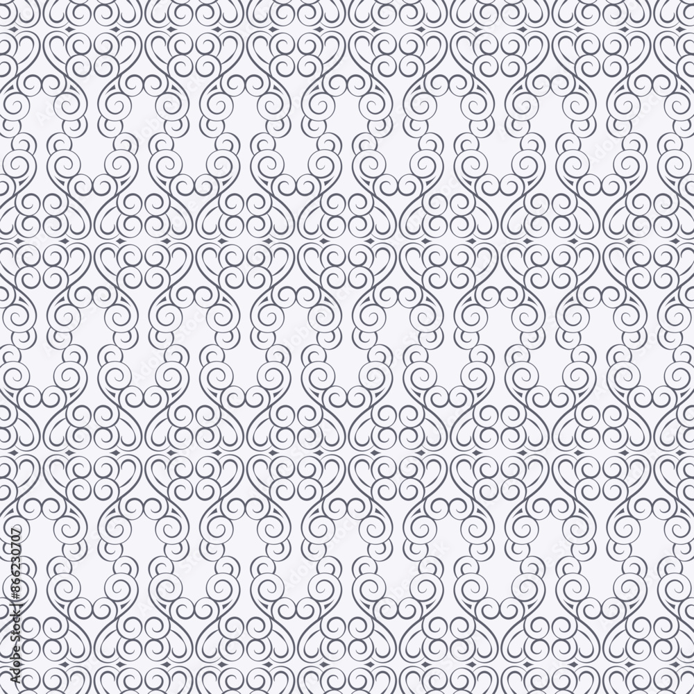flat ornament line pattern design