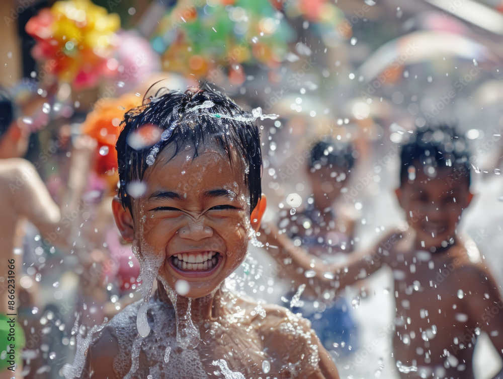 Obraz premium songkran festival