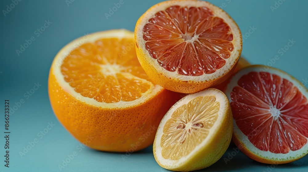 A pile of oranges and lemons on a table A pile of oranges and lemons on a table