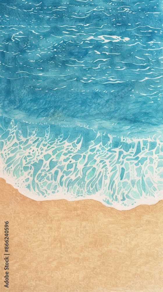 Fototapeta premium Beach wallpaper shoreline outdoors nature.