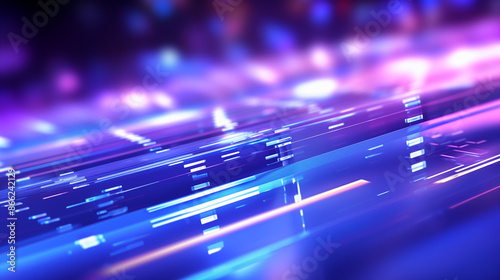 Abstract background, luminous streaks