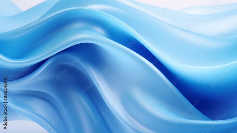 Abstract background of flowing blue silk fabric. Concept of luxury, elegance, fashion, and design. Abstract background of flowing blue silk fabric. Concept of luxury, elegance, fashion, and design.