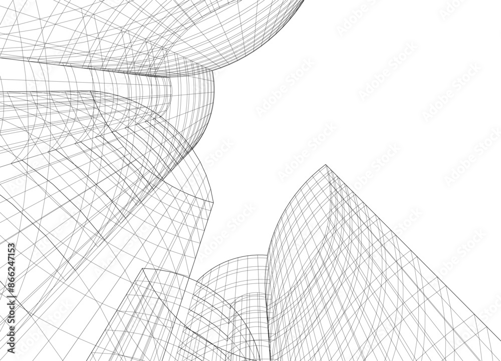 Concept city architecture vector illustration Concept city architecture vector illustration