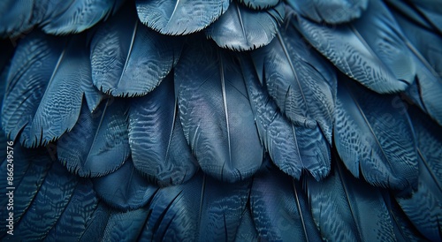 Extreme macro shot of Falcon Feathers texture, featuring minimalist beauty under moody lighting with photorealistic accuracy and perfect. photo