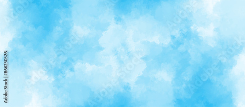 gradient light white sky background with fluffy clouds .Nature landscape in environment day horizon skyline view .cloudy in sunshine calm bright winter air background .blue sky with clouds.