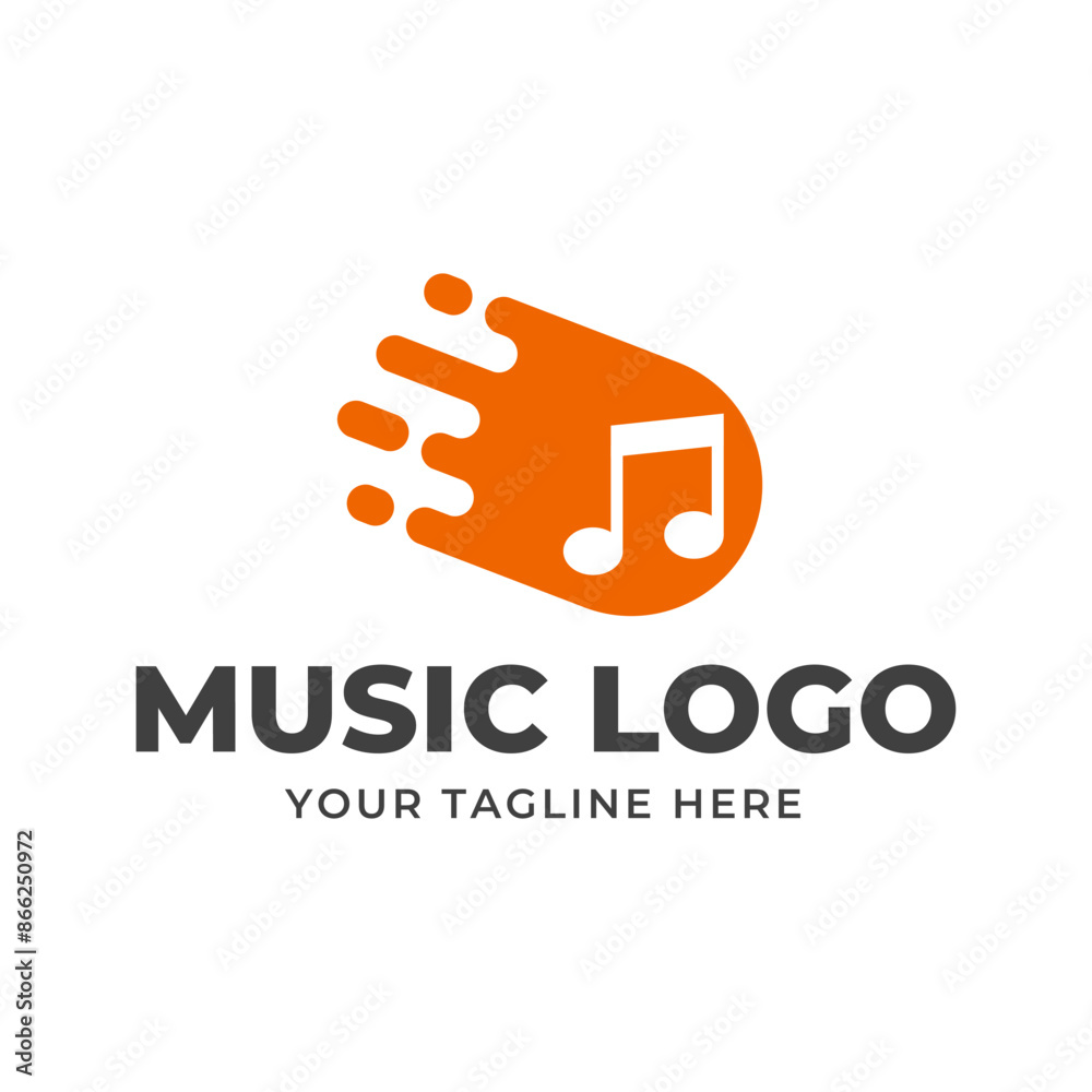 Music vector logo graphic modern abstract Music vector logo graphic modern abstract