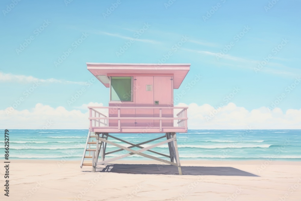 Miami beach architecture building outdoors. Miami beach architecture building outdoors.
