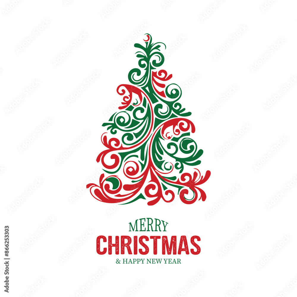 Merry Christmas and Happy New Year. Christmas Vector Design. EPS10 Merry Christmas and Happy New Year. Christmas Vector Design. EPS10