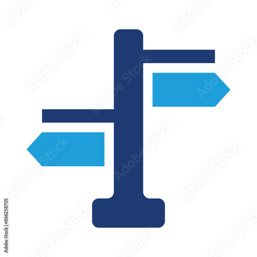Direction, Way icon