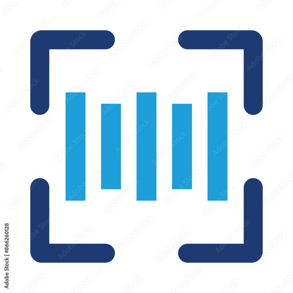 Bar code scanner icon Bar code scanner icon