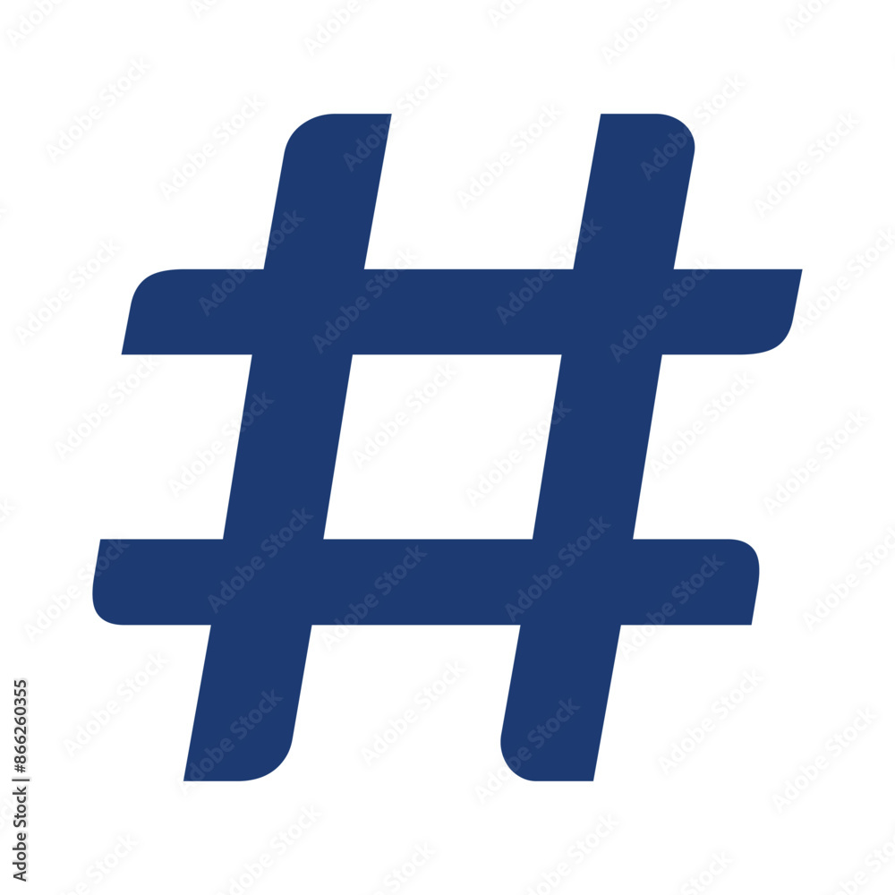 Obraz premium Hash tag icon