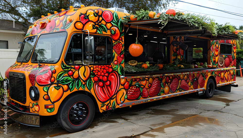 Obraz premium food background