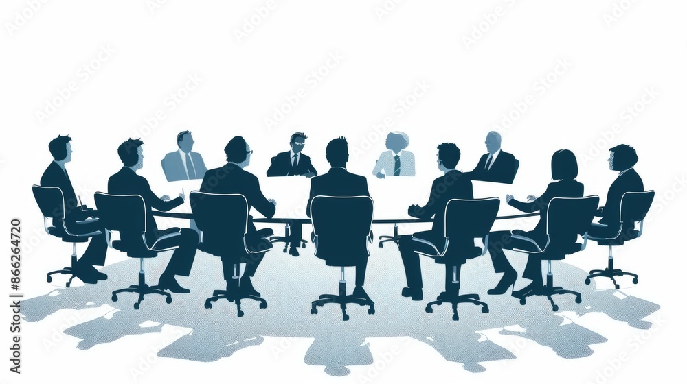 Business people in Round table discussions at Business conventions and Presentations, meeting business partners. Business people in Round table discussions at Business conventions and Presentations, meeting business partners.