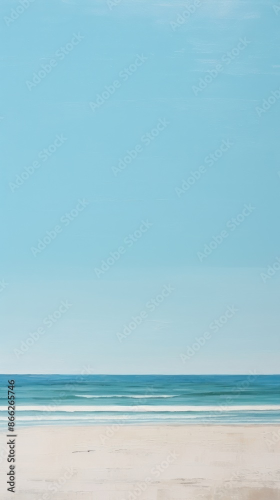 Fototapeta premium Beach outdoors horizon nature.