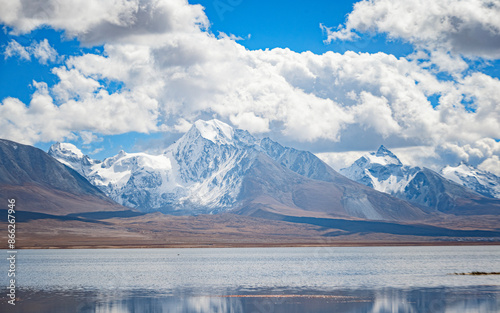 The Chomolhari mountain of himalaya