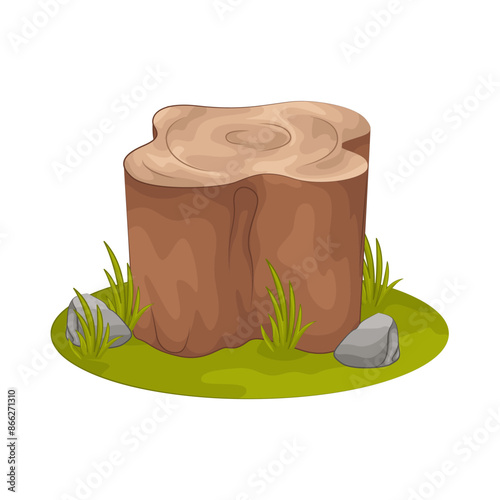 Illustration of wood 