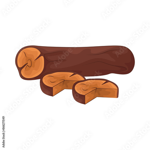 Illustration of wood 