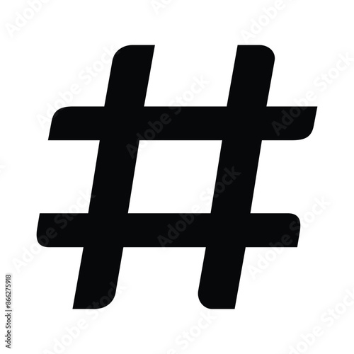 Hash tag icon